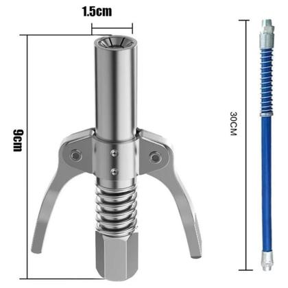Imagem de Bico Para  Graxa Acoplador C/ Garras Kit Com 3