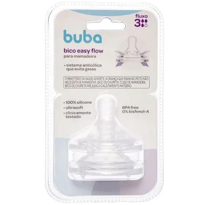 Bico para Mamadeira Easy Flow Anticólica - Buba Imagem de Bico para Mamadeira Easy Flow Anticólica - Buba
