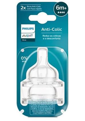 Imagem de Bico Para Mamadeira N4 Anti-cólica 6M+ Philips Avent