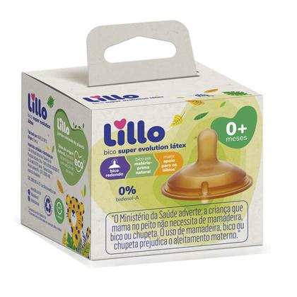 Imagem de Bico Redondo de Látex Macio e Flexível Super Evolution de 0+ meses com válvula integrada Base Larga
