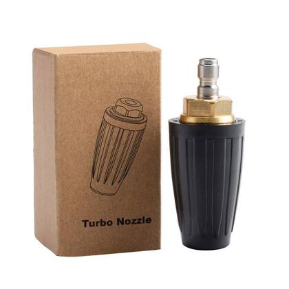 Imagem de Bico Turbo De 4000 PSI Para Lavadora De Alta Pressão Com Conexão Rápida De 1/4 Para Limpeza De