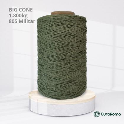 Imagem de Big Cone Barbante EuroRoma Verde Militar 805 N.6 4/6 com 1.800kg