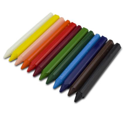 Imagem de Big Giz de Cera Triangular 95g 12 Cores Acrilex - 9312