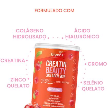 Imagem de Bigens creatin beauty collagen skin 300g cranberry