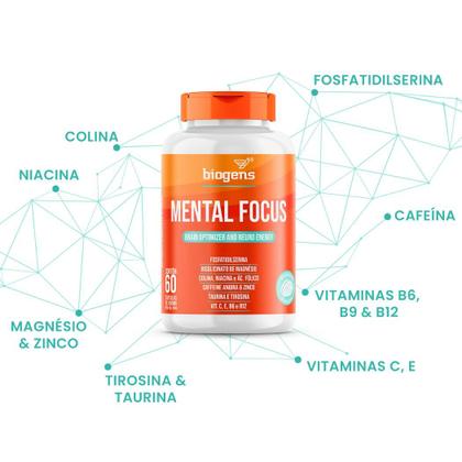 Imagem de Bigens kit 2x mental focus 60 caps