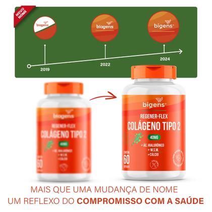 Imagem de Bigens kit 2x regener flex colágeno tipo ii 60 caps