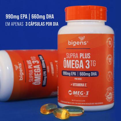 Imagem de Bigens supra plus ômega 3 tg epa 900mg dha 660mg vit e 90 caps