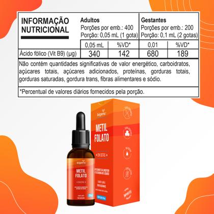 Imagem de Bigens vitamina b9 metil folato metilfolato 20ml
