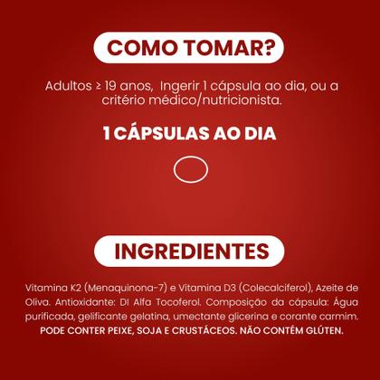 Imagem de Bigens vitamina d3 2000ui  k2 mk7 100mcg óleo de oliva 60 caps