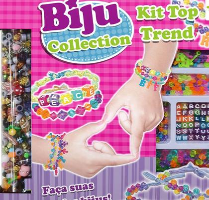 Imagem de Biju Collection Kit Top Trend Dm Toys Bijuteria Menina