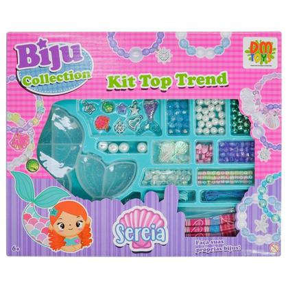 Imagem de Bijuteria Collection Kit Sereia Top Dm Toys Menina Biju