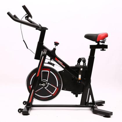 Imagem de Bike spinning bicicleta ergometrica ciclo computador digital 100kg academia esporte profissional