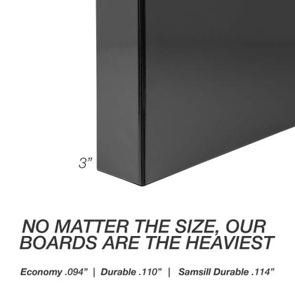 Imagem de Binder Samsill Durable D Ring de 3 polegadas, pacote com 2 unidades, branco