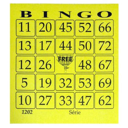 Imagem de Bingo Free Amarelo 100 Folhas - 15 Unidades