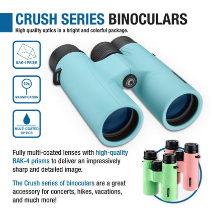 Imagem de Binóculos Barska Crush 10x42mm Breeze Blue - Com Alça e Estojo