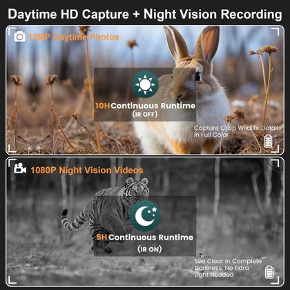 Imagem de Binóculos de Visão Noturna ISHARE 4K 36MP Zoom 8X IP54