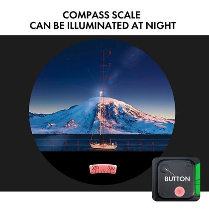 Imagem de Binóculos ESSLNB 7x50 Marine IPX7 à prova d'água com telêmetro