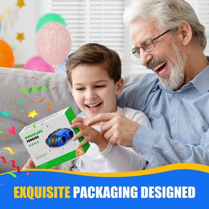 Imagem de Binóculos LET'S GO! para crianças de 3 a 12 anos com ampliação de 8x