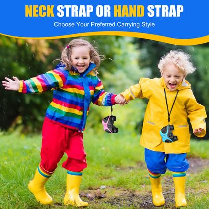 Imagem de Binóculos LET'S GO! para crianças de 3 a 12 anos com ampliação de 8x