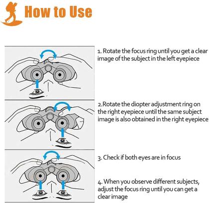 Imagem de Binóculos Wokex 10x50 Compact HD BAK4 Prism FMC Lentes