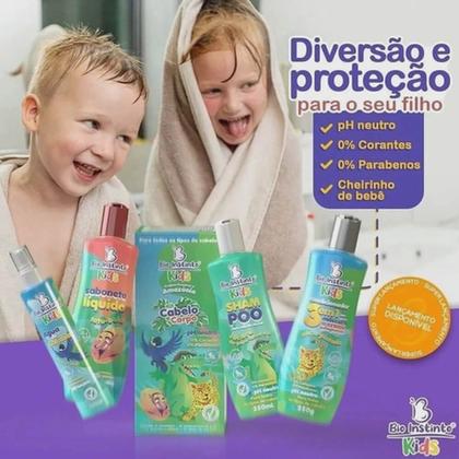 Imagem de Bio Instinto Kids - Kit Cabelo e Corpo Infantil pH Neutro (4 Produtos)