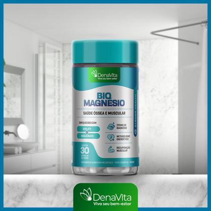 Imagem de Bio Magnésio Quelato + Bisglicinato De Magnésio - Vegano - Denavita