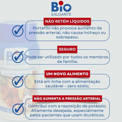 Imagem de Bio Salgante Sabores  Sal Zero Sódio kit