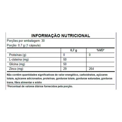 Imagem de Bio Zinco Pura Vida Zinco Quelado Aminoácidos 30 Caps