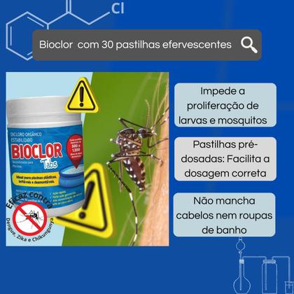 Imagem de Bioclor 30 Pastilhas Para Manter a Agua da Piscina Limpa