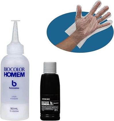 Imagem de Biocolor Homem Cobertura Total Tonalizante de Cabelo-Castanho Medio