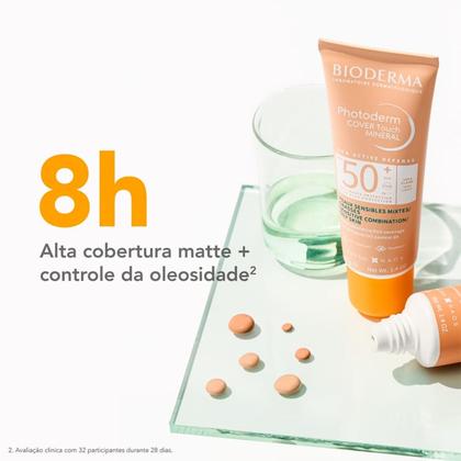 Imagem de Bioderma Photoderm Cover Touch Mineral Protetor Solar Facial FPS50 Cor Muito Claro 40g