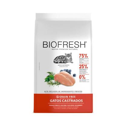 Imagem de Biofresh Super Premium Natural Ração Para Gatos Castrados Sabor Frango 7.5 Kg