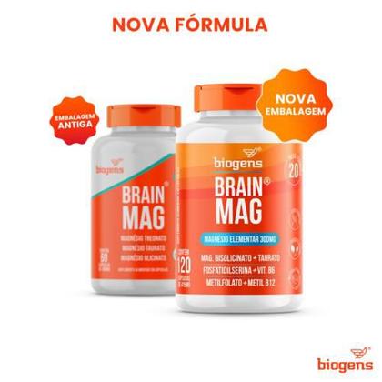 Imagem de Biogens kit 2x brain mag 2.0 120 caps 