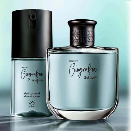 Imagem de Biografia Inspire Masculino Natura Kit Presente