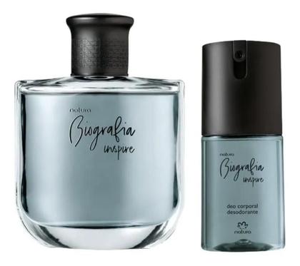Imagem de Biografia Inspire Masculino Natura Kit Presente