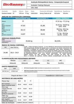 Imagem de Bioimpedância Tetrapolar AF Sanny - com Ângulo de Fase - Profissional