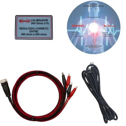 Imagem de Bioimpedância Tetrapolar AF Sanny - com Ângulo de Fase - Profissional