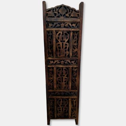 Imagem de Biombo De Madeira MDF Indiano Artesanato Rico Em Detalhes