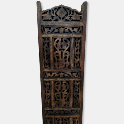 Imagem de Biombo De Madeira MDF Indiano Artesanato Rico Em Detalhes