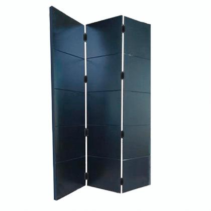 Imagem de Biombo Frisado Preto 180x135cm