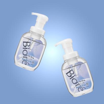 Imagem de Bioré U The Body Purely Savon Bottle Kit - Espuma de Limpeza Corporal Com 2 Unidades