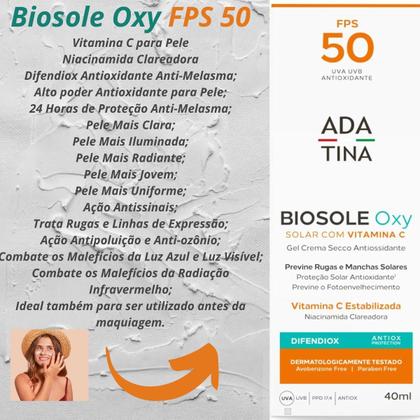 Imagem de Biosole Oxy Fps 50 Protetor Solar Clareador