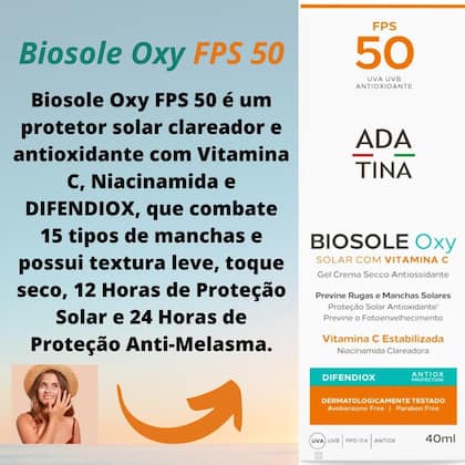 Imagem de Biosole Oxy Fps 50 Protetor Solar Clareador