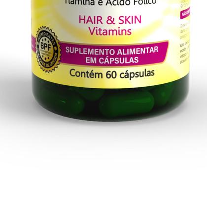 Imagem de Biotina Vitamina B7 Cabelos Pele E Unhas 60 Cáps Maxinutri