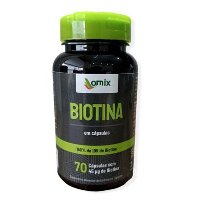 Imagem de Biotina Vitamina B7 Metabolismo Energético 70 Cápsulas