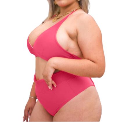 Imagem de Biquini Aline GG Plus Size (Hot Pant) Forrado Sem Bojo