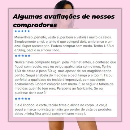 Imagem de Biquíni Aro Inteiro Aviador Asa Delta Lançamento Verão Fio Dental Duplo Praia Bojo Tanga Cortininha