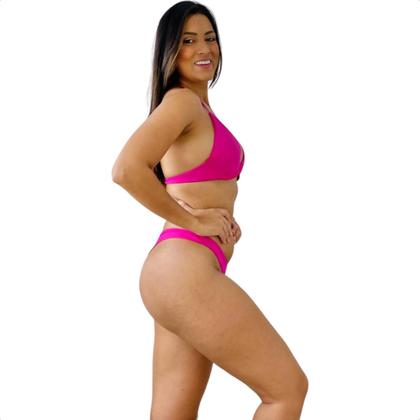 Imagem de Biquíni Aro Inteiro Aviador Asa Delta Lançamento Verão Fio Dental Duplo Praia Bojo Tanga Cortininha