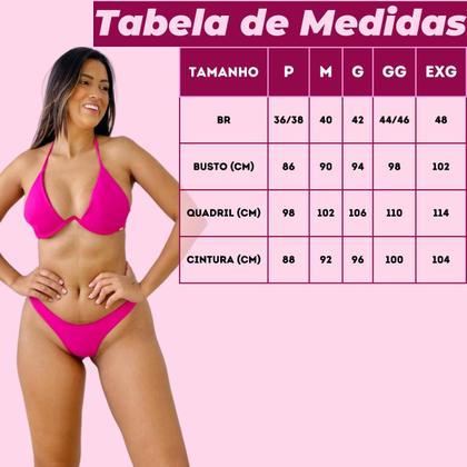 Imagem de Biquíni Aro Inteiro Aviador Asa Delta Lançamento Verão Fio Dental Duplo Praia Bojo Tanga Cortininha