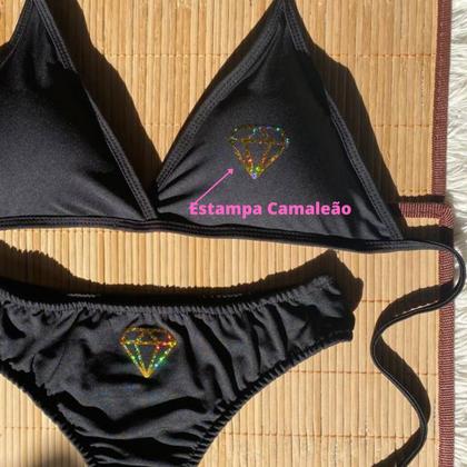 Imagem de Biquíni Asa Delta Suplex Estampa Refletiva